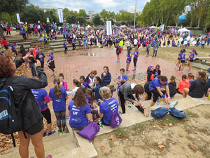 Cursa de la Dona 2018. Concentraci&oacute; i sortida del Parc de la Devesa, cursa pels carrers de Girona i arribada a la Copa