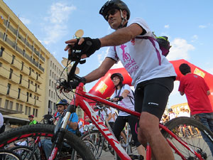 56a Festa del Pedal del GEiEG a la pla&ccedil;a de l'U d'octubre de 2017
