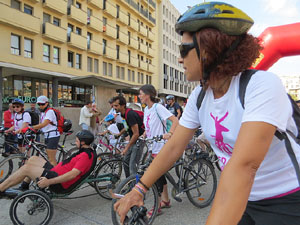 56a Festa del Pedal del GEiEG a la pla&ccedil;a de l'U d'octubre de 2017