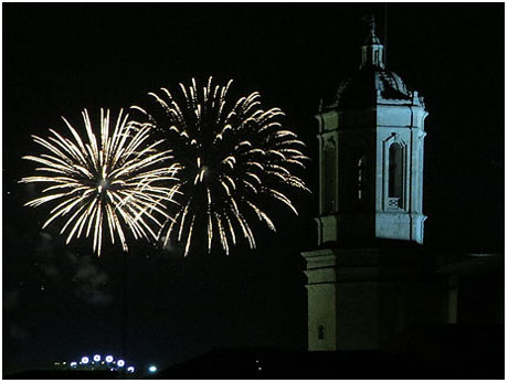 Fires 2018. El castell de focs de cloenda de Fires de Sant Narc&iacute;s