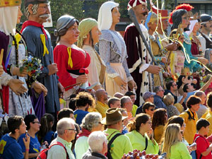 Fires 2018. 37a. Trobada de Gegants de Fires de Sant Narc&iacute;s. La ballada