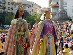 Fires 2018. 37a. Trobada de Gegants de Fires de Sant Narc&iacute;s. La ballada
