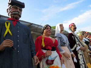 Fires 2018. 37a. Trobada de Gegants de Fires de Sant Narcís. La plantada