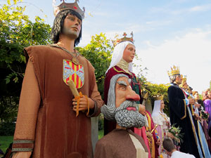 Fires 2018. 37a. Trobada de Gegants de Fires de Sant Narcís. La plantada