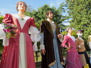 Fires 2018. 37a. Trobada de Gegants de Fires de Sant Narc&iacute;s. La plantada