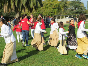 Fires 2018. 37a. Trobada de Gegants de Fires de Sant Narc&iacute;s. La plantada