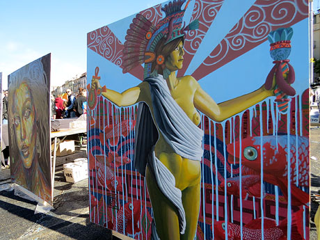 Fires 2018. Concurs d'Art Urb&agrave; 'Llu&iuml;ment' a la pla&ccedil;a Catalunya