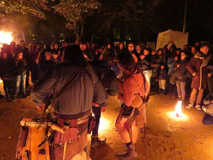 Fires 2018. Espectacle de foc i m&uacute;sica Llumin&agrave;ries de Fires, a c&agrave;rrec de Taller de Magn&egrave;sia i Els Berros de la Cort