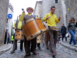 Fires 2018. Passejada amb els capgrossos de la ciutat i Fal&middot;lera Gironina