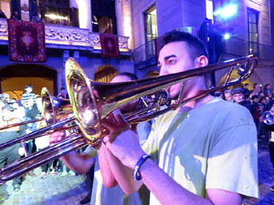 Fires 2018. Preg&oacute; de Fires. Entrada i ballades de capgrossos, gegants i far&agrave;ndula a la pla&ccedil;a del Vi