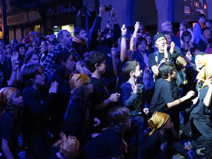 Fires 2018. Preg&oacute; de Fires. Entrada i ballades de capgrossos, gegants i far&agrave;ndula a la pla&ccedil;a del Vi