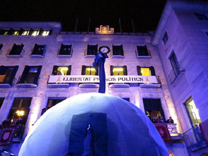 Fires 2018. Preg&oacute; de Fires. Entrada i ballades de capgrossos, gegants i far&agrave;ndula a la pla&ccedil;a del Vi