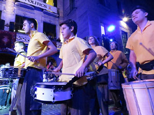 Fires 2018. Preg&oacute; de Fires. Entrada i ballades de capgrossos, gegants i far&agrave;ndula a la pla&ccedil;a del Vi