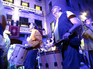 Fires 2018. Preg&oacute; de Fires. Entrada i ballades de capgrossos, gegants i far&agrave;ndula a la pla&ccedil;a del Vi