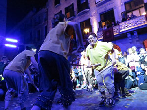 Fires 2018. Preg&oacute; de Fires. Entrada i ballades de capgrossos, gegants i far&agrave;ndula a la pla&ccedil;a del Vi