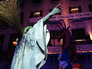 Fires 2018. Preg&oacute; de Fires. Entrada i ballades de capgrossos, gegants i far&agrave;ndula a la pla&ccedil;a del Vi