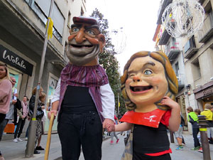 Fires 2018. Preg&oacute; de Fires. Les cercaviles de gegants i capgrossos fins la pla&ccedil;a del Vi