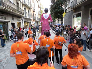 Fires 2018. Preg&oacute; de Fires. Les cercaviles de gegants i capgrossos fins la pla&ccedil;a del Vi