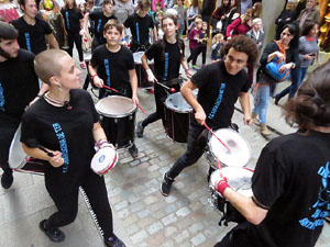 Fires 2018. Preg&oacute; de Fires. Les cercaviles de gegants i capgrossos fins la pla&ccedil;a del Vi