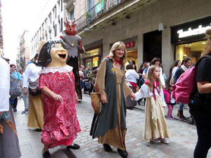 Fires 2018. Preg&oacute; de Fires. Les cercaviles de gegants i capgrossos fins la pla&ccedil;a del Vi