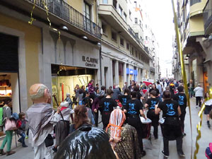 Fires 2018. Preg&oacute; de Fires. Les cercaviles de gegants i capgrossos fins la pla&ccedil;a del Vi