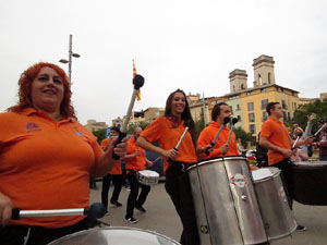 Fires 2018. Preg&oacute; de Fires. Les cercaviles de gegants i capgrossos fins la pla&ccedil;a del Vi