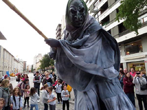 Fires 2018. Preg&oacute; de Fires. Les cercaviles de gegants i capgrossos fins la pla&ccedil;a del Vi