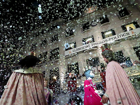 Fires 2018. El preg&oacute. Balls de l'&Agrave;liga i els gegants de la ciutat