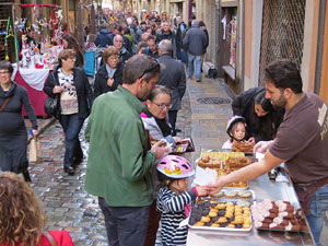 Fira d'Artesania al carrer Ballesteries