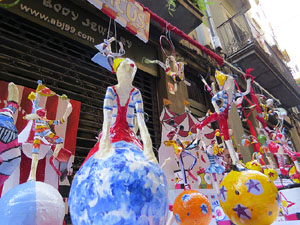 Fira d'Artesania al carrer Ballesteries