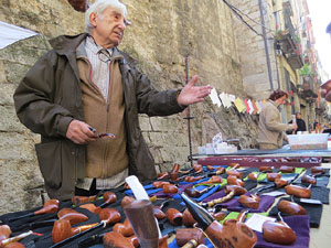 Fira d'Artesania al carrer Ballesteries