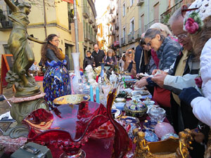 Fires 2018. Fira del Dibuix, la Pintura i la Fotografia a la Rambla de la Llibertat i la pla&ccedil;a del Vi, i Fira de l'Alimentaci&oacute