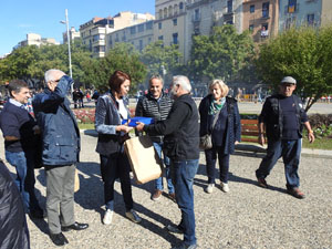 Fires 2018. La tronada dels Quatre Rius a la pla&ccedil;a Catalunya