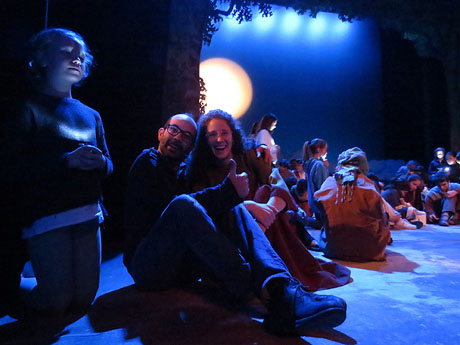 Nadal 2018 a Girona. Assaig de 'Els Pastorets de Girona' al Teatre Municipal