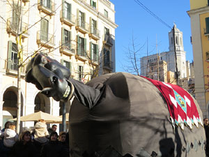 Nadal 2018 a Girona. Els Pastorets de la Mula Baba a la pla&ccedil;a del Pallol