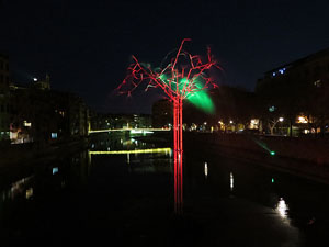 Nadal 2018 a Girona. VIBRA. Festa de la llum. Instal&middot;lacions a diversos indrets de la ciutat