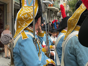 XI Festa Reviu els Setges Napole&ograve;nics de Girona. Desfilada pels carrers de Girona