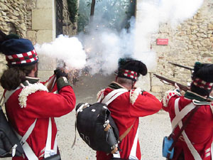 XI Festa Reviu els Setges Napole&ograve;nics de Girona. Combats al carrer Pere de Rocabert&iacute;