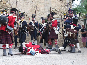 XI Festa Reviu els Setges Napole&ograve;nics de Girona. Combats al carrer Pere de Rocabert&iacute;