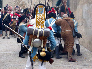 XI Festa Reviu els Setges Napole&ograve;nics de Girona. Combats al carrer Pere de Rocabert&iacute;