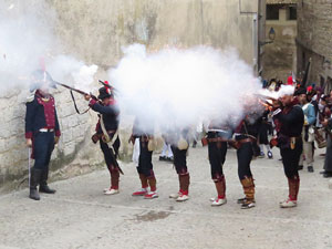 XI Festa Reviu els Setges Napole&ograve;nics de Girona. Combats al carrer Pere de Rocabert&iacute;
