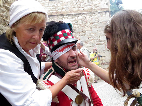 XI Festa Reviu els Setges Napole&ograve;nics de Girona. Combats al carrer Pere de Rocabert&iacute;