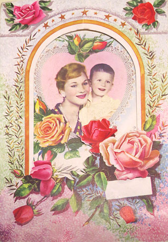 Postal editada per la llibreria. D&egrave;cada dels anys 50