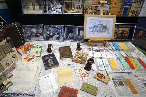 Aparador tem&agrave;tic commemoratiu del 140 aniversari