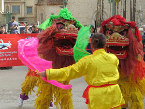 Celebraci&oacute; de l'any nou xin&egrave;s, el 4717, any del Porc, a Girona