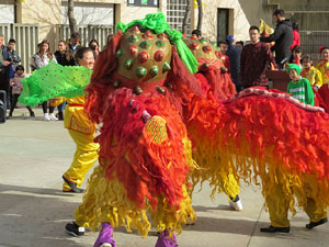 Celebraci&oacute; de l'any nou xin&egrave;s, el 4717, any del Porc, a Girona