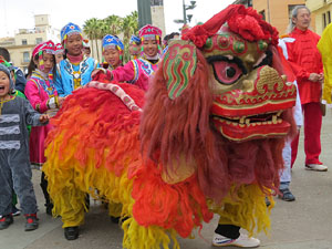 Celebraci&oacute; de l'any nou xin&egrave;s, el 4717, any del Porc, a Girona