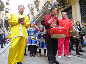 Celebraci&oacute; de l'any nou xin&egrave;s, el 4717, any del Porc, a Girona