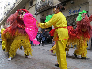 Celebraci&oacute; de l'any nou xin&egrave;s, el 4717, any del Porc, a Girona