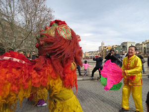 Celebraci&oacute; de l'any nou xin&egrave;s, el 4717, any del Porc, a Girona